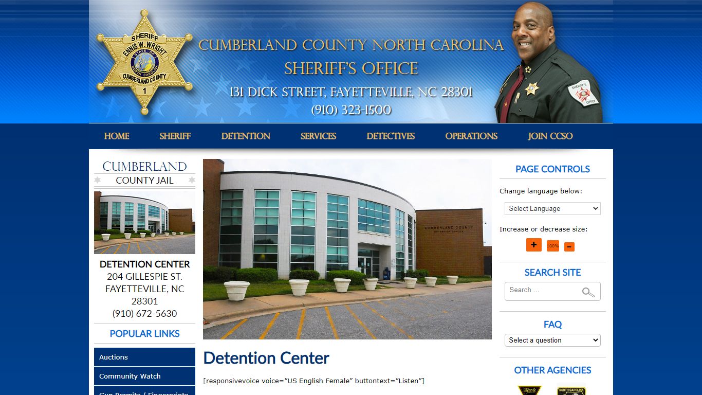 Detention Center | ccsonc.org