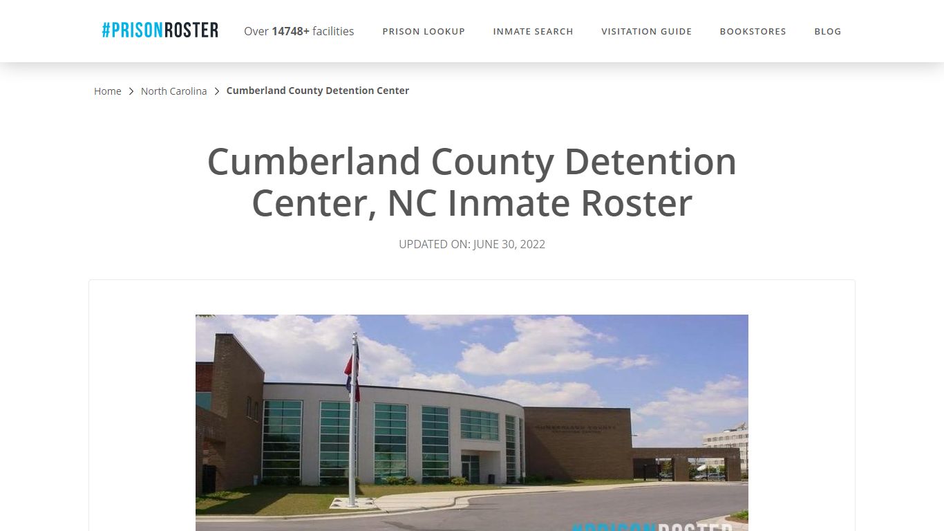 Cumberland County Detention Center, NC Inmate Roster - Prisonroster